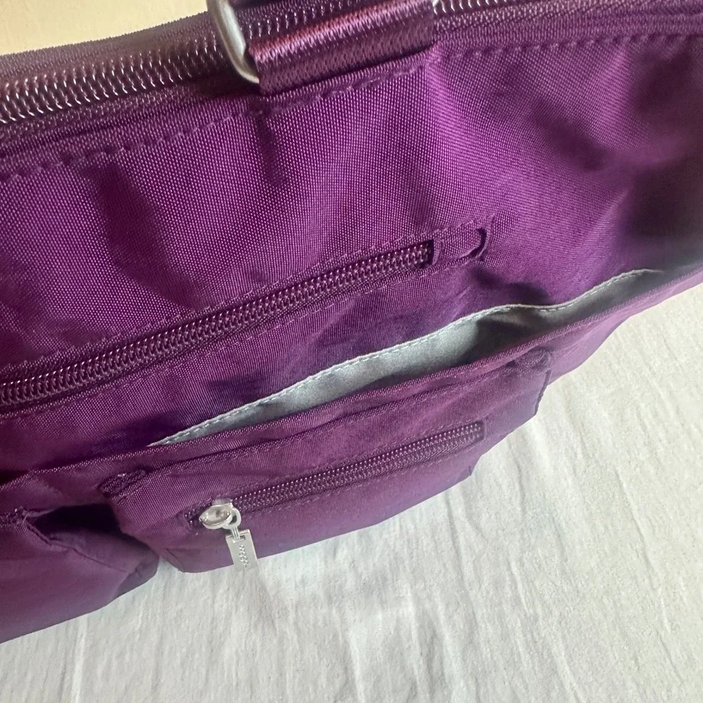 Baggallini Any Day Laptop Tote Purple RFID‎ Water-Resistant Fits 15in MPN NWT